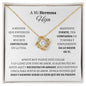 Mi Hermosa Hija- Collar Love Knot