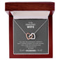 My Wife | You are amazing - Interlocking Hearts necklace