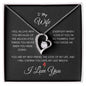 To My Wife- Forever Love Necklace