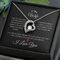 To My Wife- Forever Love Necklace