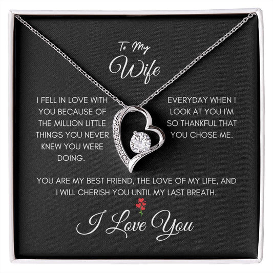 To My Wife- Forever Love Necklace